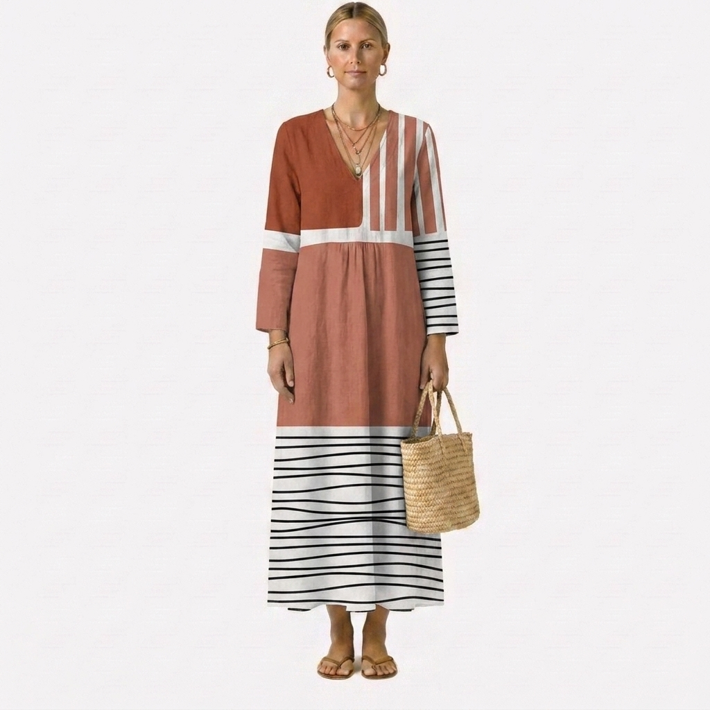 Zoe - Robe Fleurie Confortable