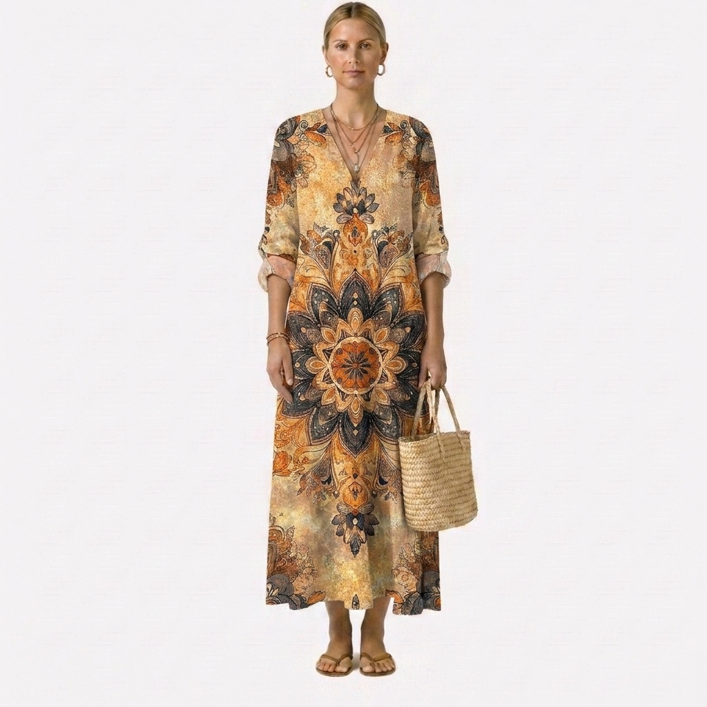 Dora - Robe Fleurie Élégance Naturelle
