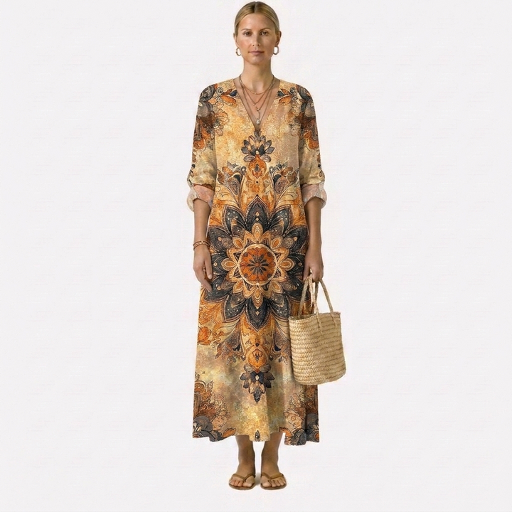Dora - Robe Fleurie Élégance Naturelle