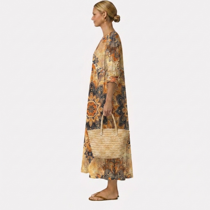 Dora - Robe Fleurie Élégance Naturelle