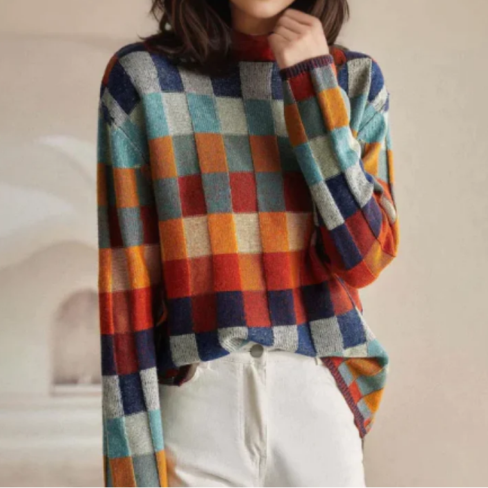 Hélène – Pull rétro confortable
