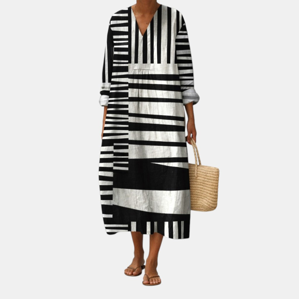 Lara - Robe à Imprimé Graphique