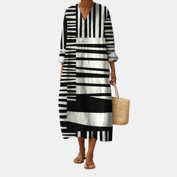 Lara - Robe à Imprimé Graphique