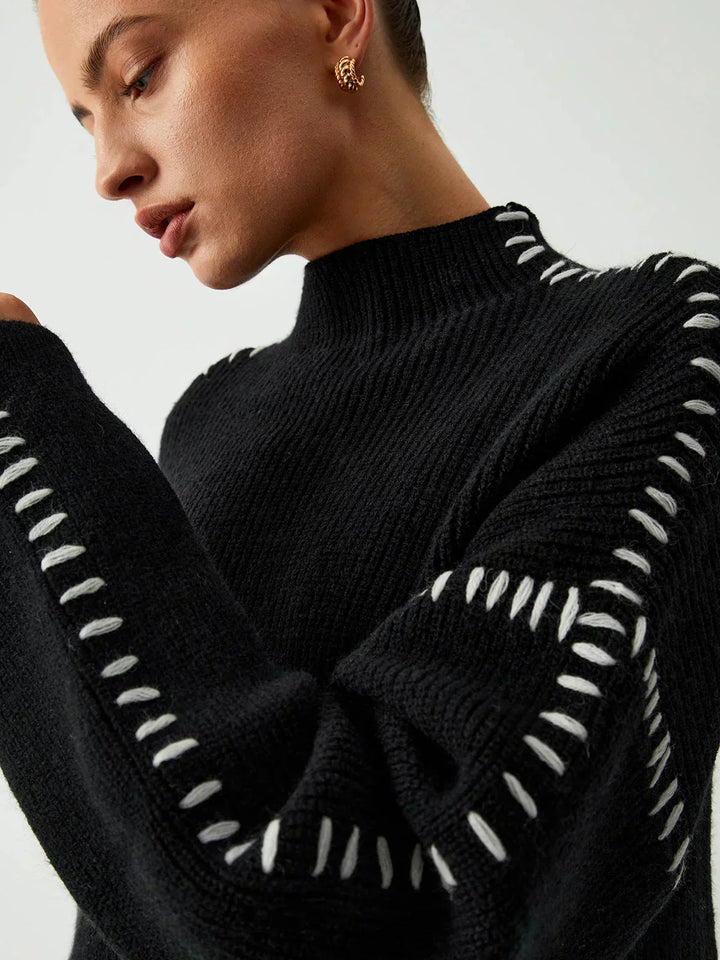 Inès – Pull chaud oversize