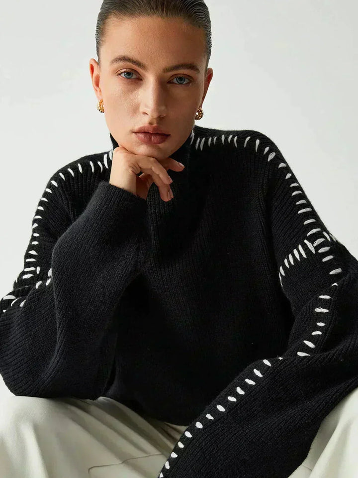 Inès – Pull chaud oversize
