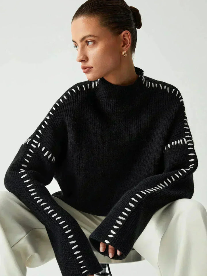 Inès – Pull chaud oversize