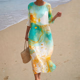 Robe longue fluide chic et confortable