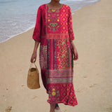 Robe longue fluide chic et confortable
