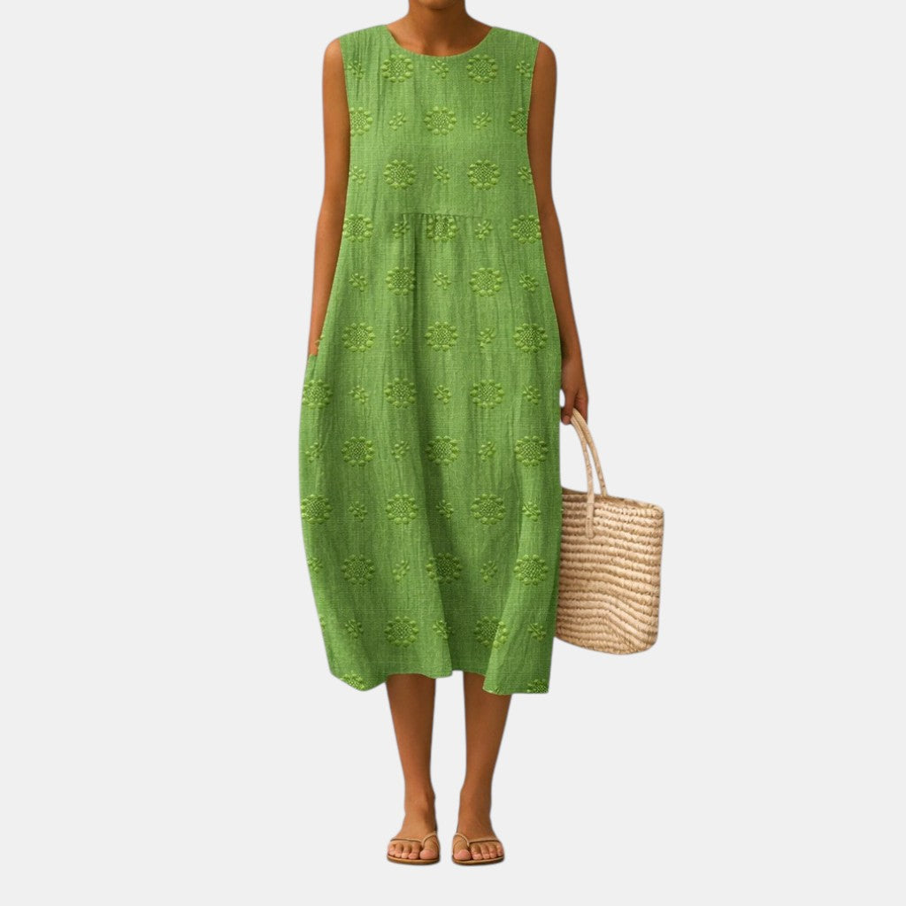 Olivia - Robe Midi Fraîcheur du Quotidien