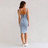 Mona - Robe en jean moderne
